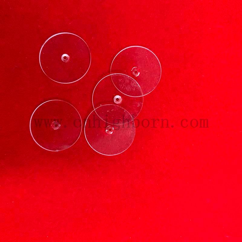 Circular Polished Quartz Plate