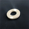 Customized White Yttria Stabilized Abrasion Resistance Zirconia Ceramic Ring ZrO2 Hoop