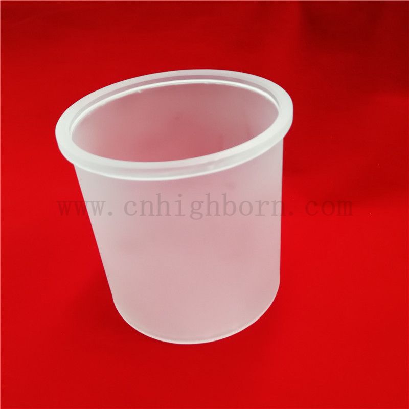 Heat Resistance Customized Fused Silica Translucent Quartz Crucible