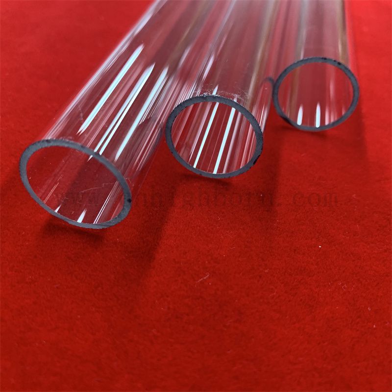 Heat Resistance Manufacturer customize UV-Stop Quartz Glass Tube