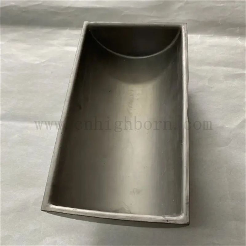 High temperature resistance silicon carbide sic ceramic boat crucible 
