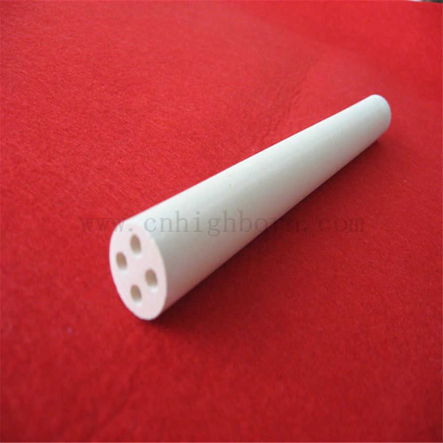 4 Holes 99.5% MGO Magnesium Oxide Ceramic Insulating Thermocouple Protection Tubes