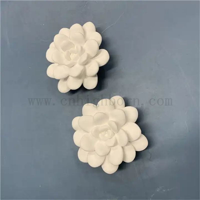 Customized Succulent Pattern Scented Plaster Oil Essential Diffuser Parts