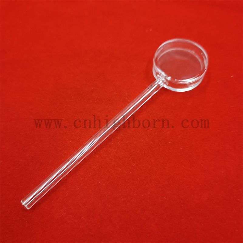 clear glass cuvette