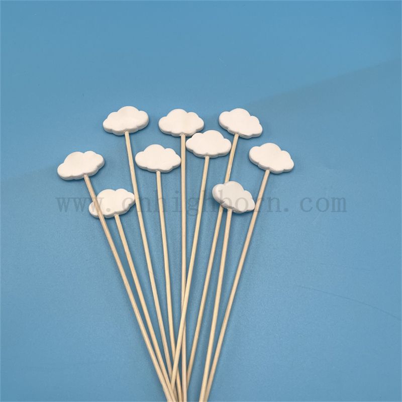 Customized Scented Ceramic 3D Shapes Unscented Itself Plaster Fragrance Stone with Aroma Reed Diffuser Stick