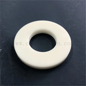 Customized White Yttria Stabilized Abrasion Resistance Zirconia Ceramic Ring ZrO2 Hoop