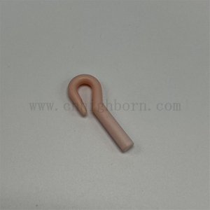 Wear Resistance 95% Pink Al2O3 Alumina Ceramic Yarn Guide Textile Ceramic Trap Types Guides