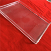 Laboratory Heat Resistance Clear Square Quartz Petri Dish Silica Glass Box 