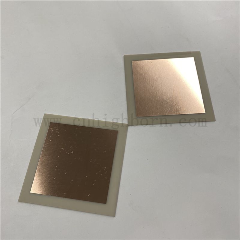 DBC DPC Aluminum nitride metallized ceramic plate with copper