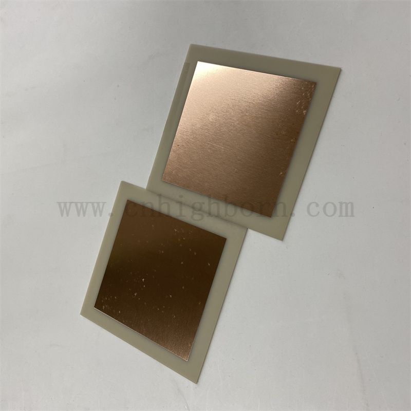 DBC DPC Aluminum nitride metallized ceramic plate with copper