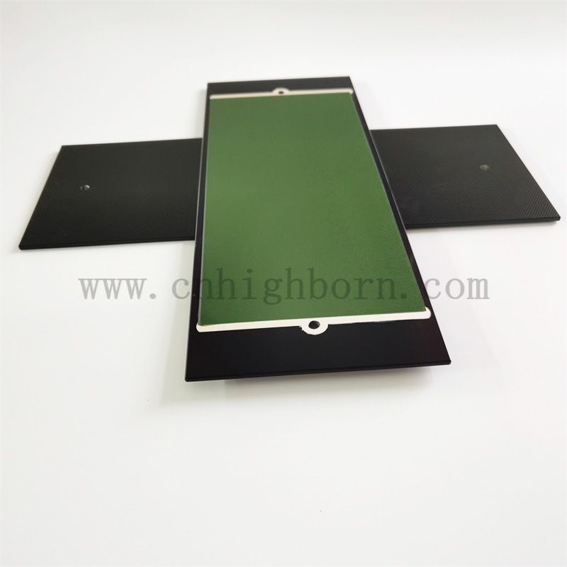 Customized Size Far-infrared Black High Purity Heat Resistance Ceramic Microcrystalline Glass Plate