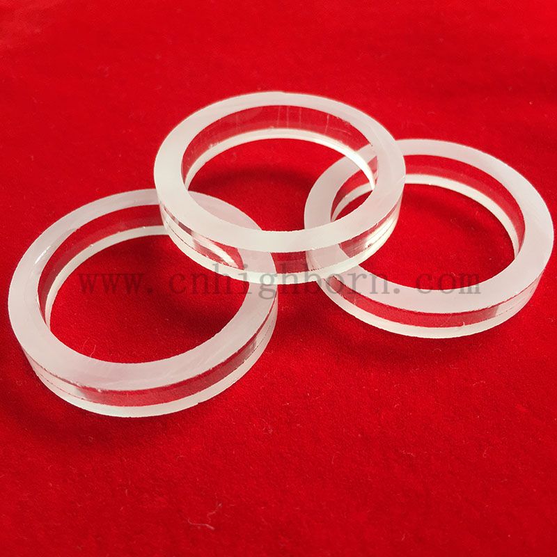 cut short fused silica flange