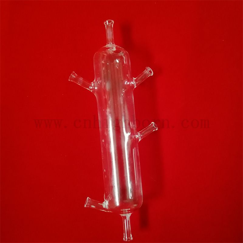 Customizable High Purity Clear Quartz Glass Digestion Tube Pyrolysis Fused Silica Reactor Tubing