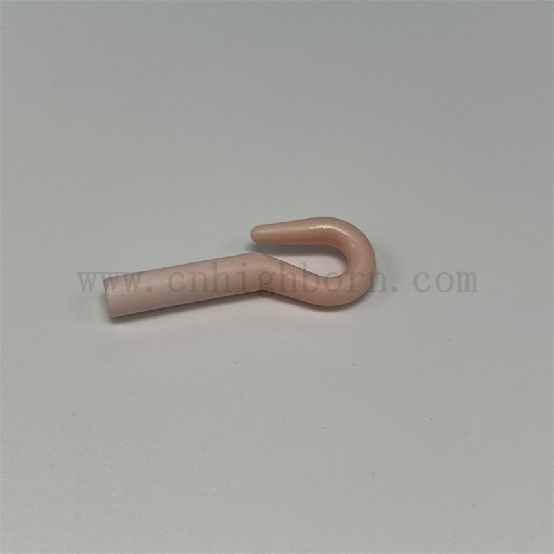 Wear Resistance 95% Pink Al2O3 Alumina Ceramic Yarn Guide Textile Ceramic Trap Types Guides