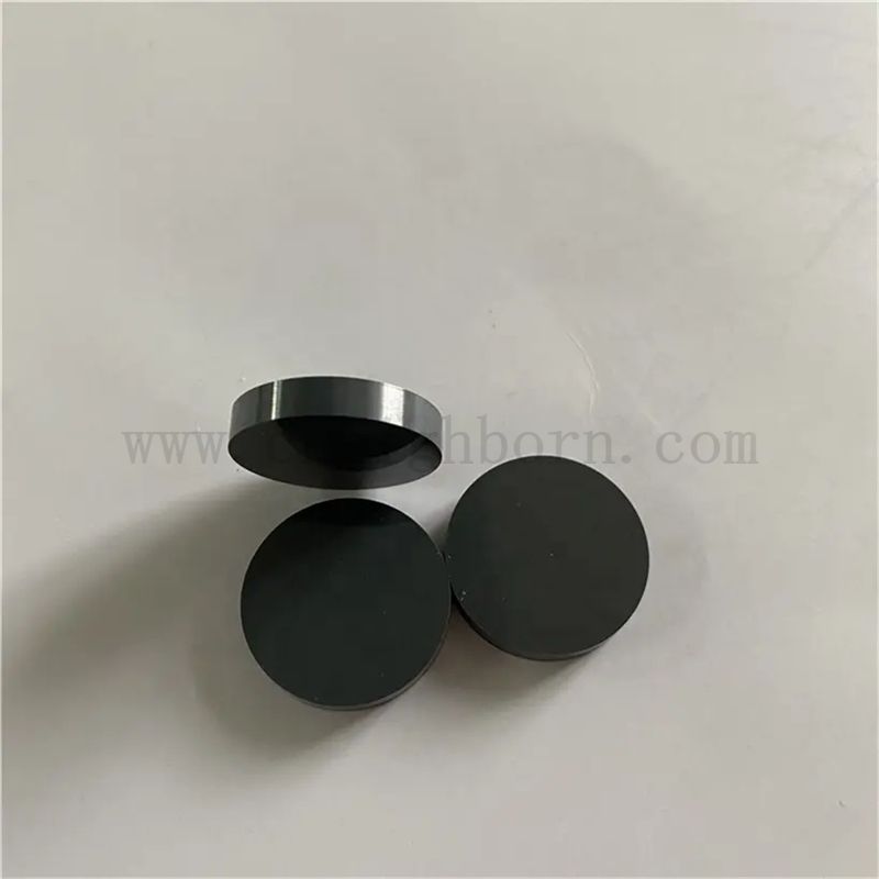 Fine Polished Wear Resistant Silicon Carbide Round Plate Ssic Ceramic Wafer