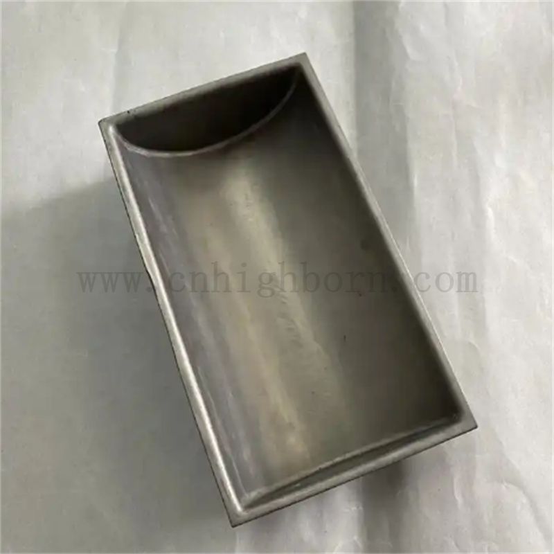 High temperature resistance silicon carbide sic ceramic boat crucible 