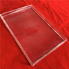 Laboratory Heat Resistance Clear Square Quartz Petri Dish Silica Glass Box 