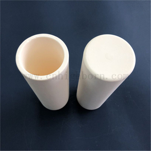 Refractory Magnesia Ceramic MgO Magnesium Oxide Crucible Used for Medium Frequency Furnace