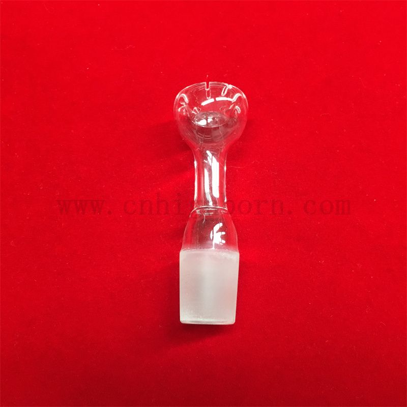Heat resistance more durable customized shape transparent quartz glass banger