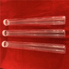 Customized Size Screwed Top Clear Fused Silica Glass Tube with Flat Bottom 
