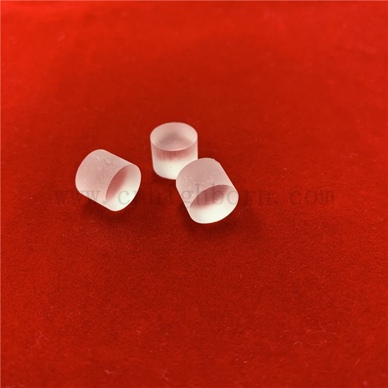 Small Size Sand Blasted Translucent Fused Silica Quartz Glass Rod