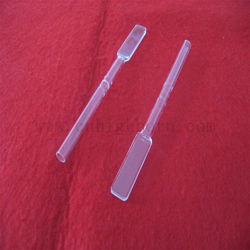 Customized Clear Quartz Glass Flow Cell UV Visible Spectrophotometer Micro Quartz Cuvette