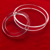 Clear Fused Silica Quartz Small Size Flange for Semiconductor Applications