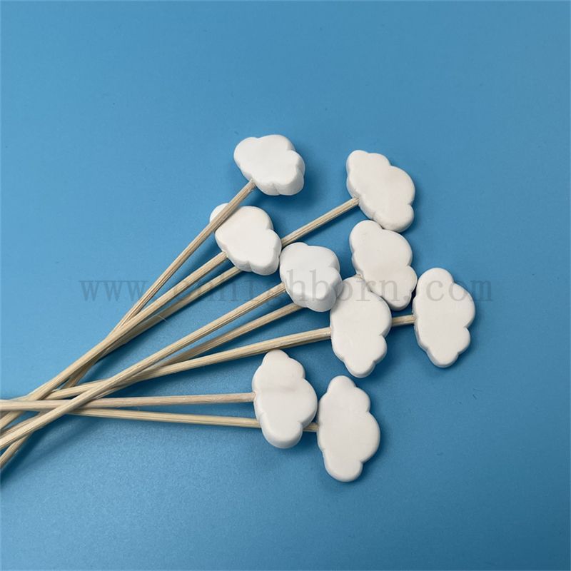 Customized Scented Ceramic 3D Shapes Unscented Itself Plaster Fragrance Stone with Aroma Reed Diffuser Stick