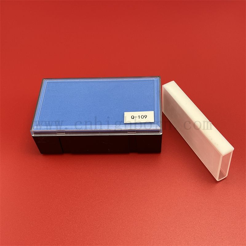 Laboratory Fluorescent Sample Pool Spectrophotometer Large Glass Cuvette 35ml Q109 Standard Quartz Glass Cell