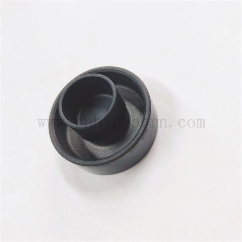 Customized Silicon Carbide Ceramic Oil Cup SSIC Insert Heating Crucible