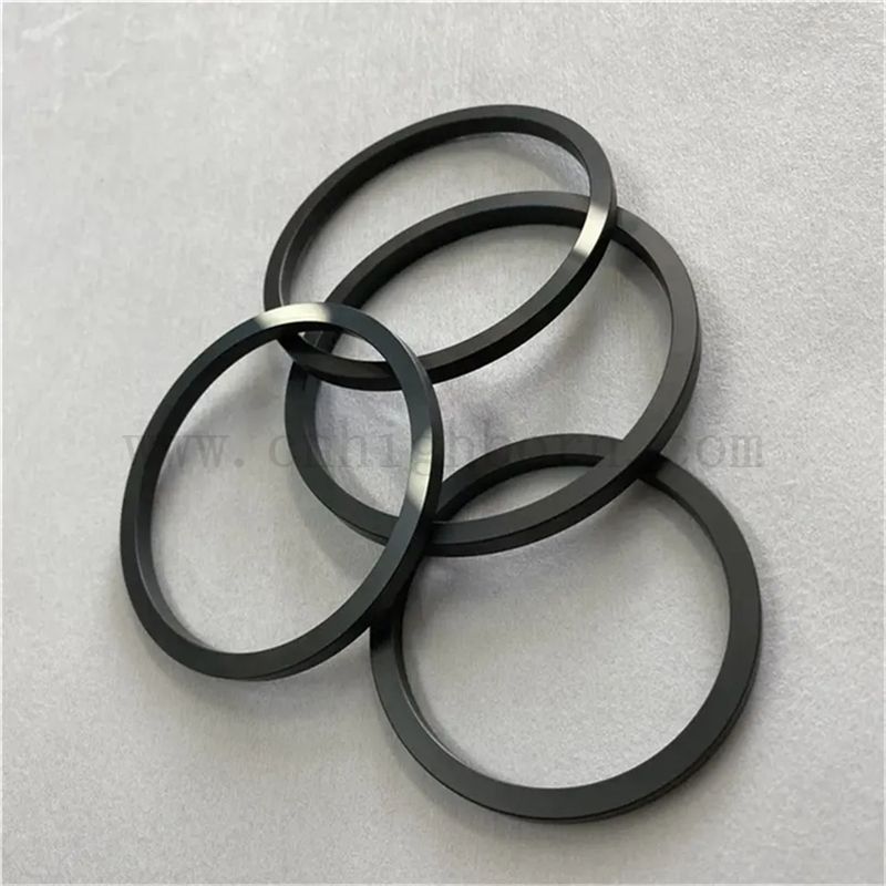Wear Resistance Ssic Sic Ring Silicon Carbide Ceramic Sealing Ring
