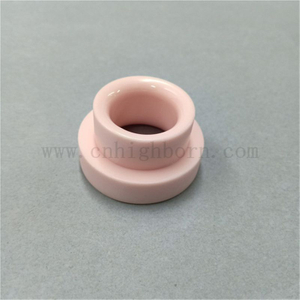 Wear resistance pink 95% alumina ceramic eyelet textile wire guide