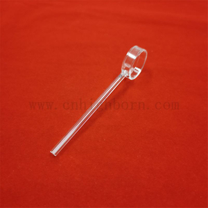 Laboratory Sample Cell Long Pathlength Clear Large Round Quartz Cuvette For UV Spectrophotometer