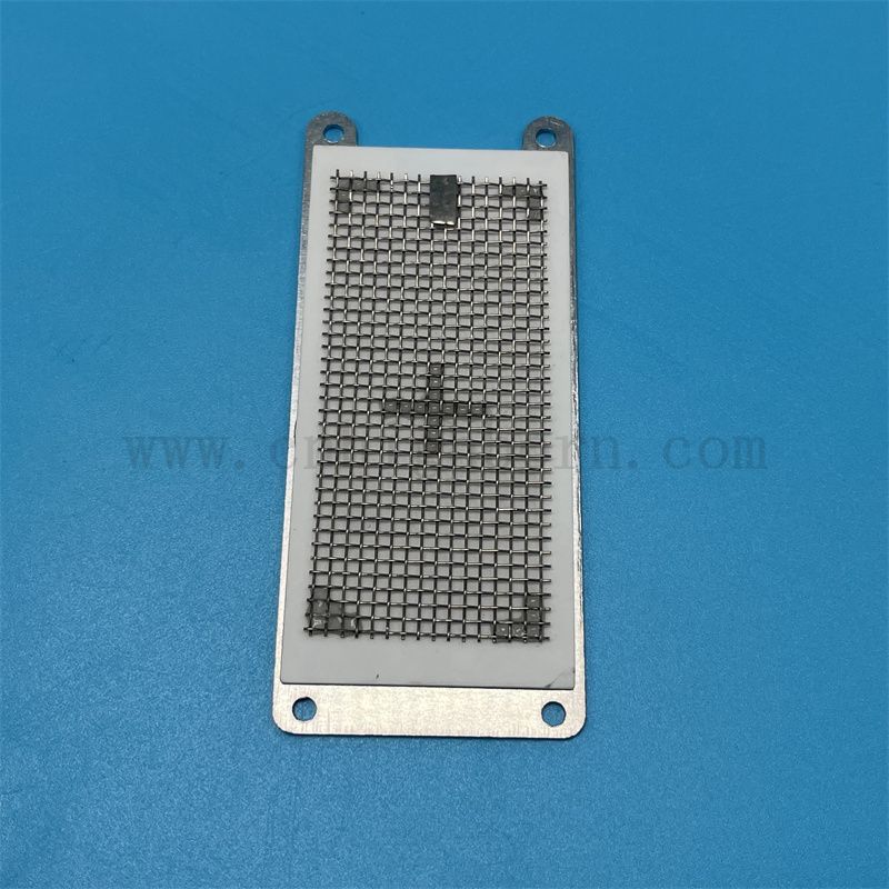 Metal Screen Printing Ozone Sheet Alumina Ceramic O3 Output Plate