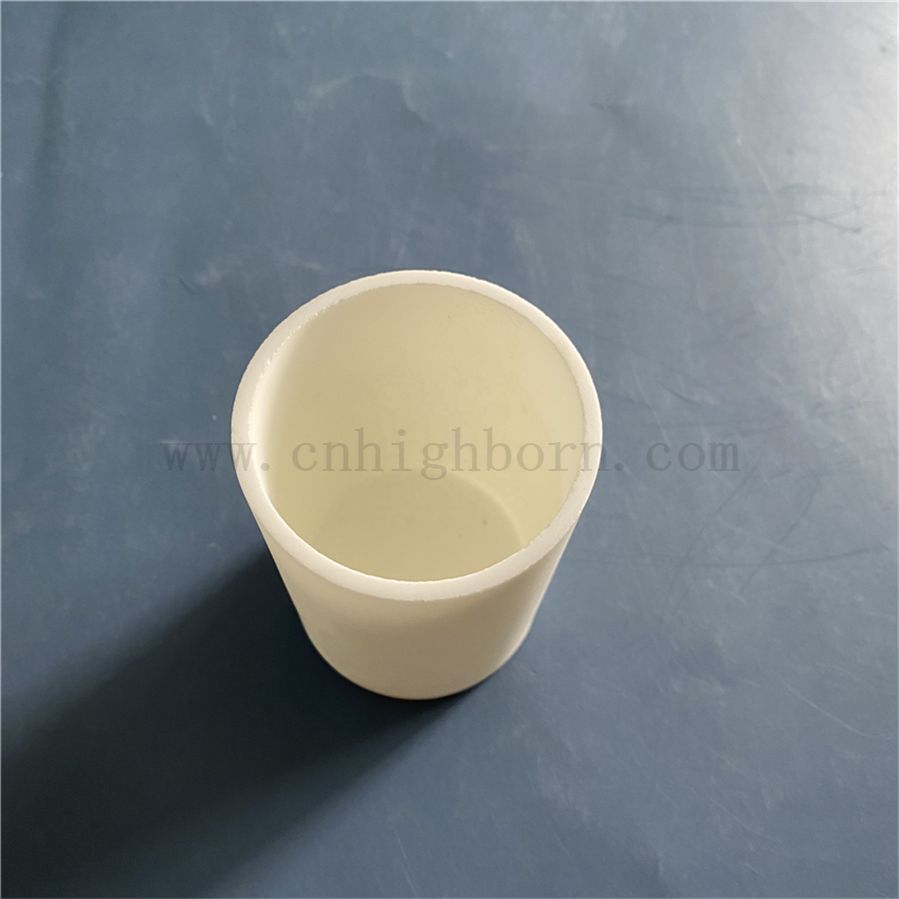 Customized Mgo Magnesia Ceramic Crucible Magnesium Oxide Ceramic Melting Pot Cup