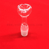 Heat resistance more durable customized shape transparent quartz glass banger