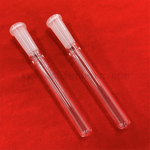 Clear Standard Ends Customized Length Round Bottom Quartz Test Tube