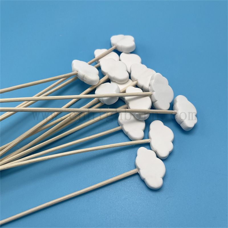 Customized Scented Ceramic 3D Shapes Unscented Itself Plaster Fragrance Stone with Aroma Reed Diffuser Stick
