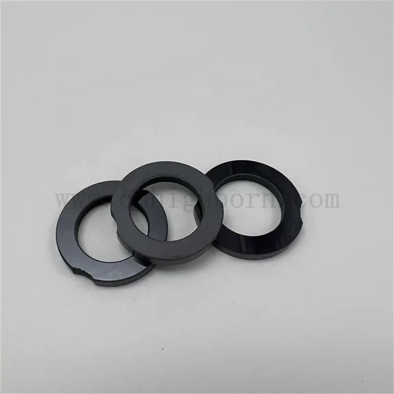 Wear Resistant SSIC Silicon Carbide Ceramic Rings for Industry Pump Sealing