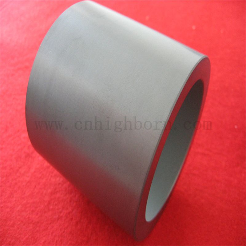 Large Diameter High Temperature Resistance B4C Ceramic Insulation Pipe Boron Carbide Tube