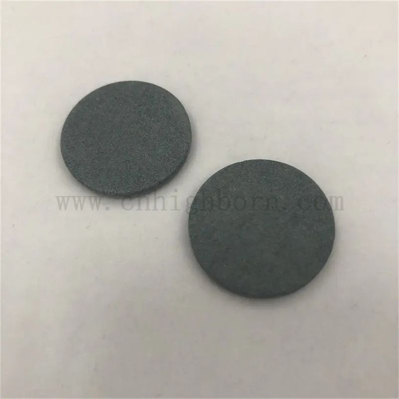 Porous Silicon Carbide Ceramic Filter Disc Customized Porosity SIC Plate