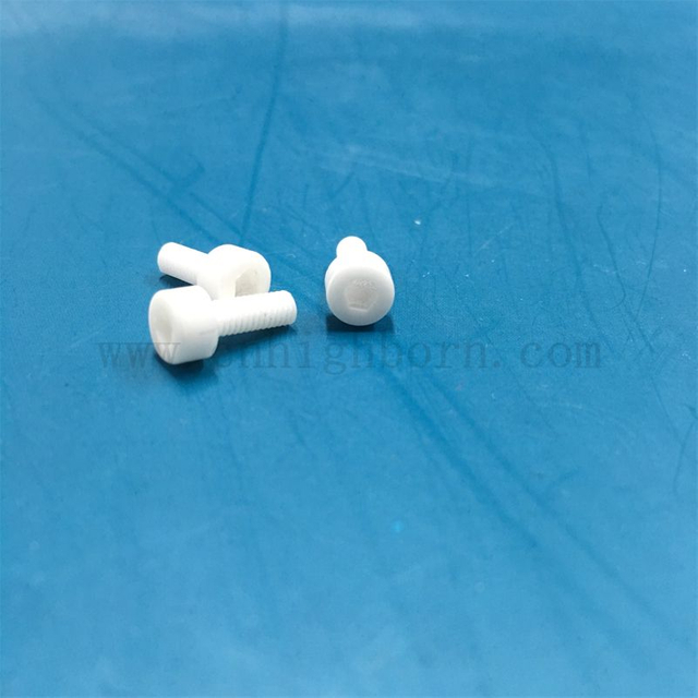 Zirconia Ceramic Screw Ceramic Nut ZrO2 Ceramic Bolt