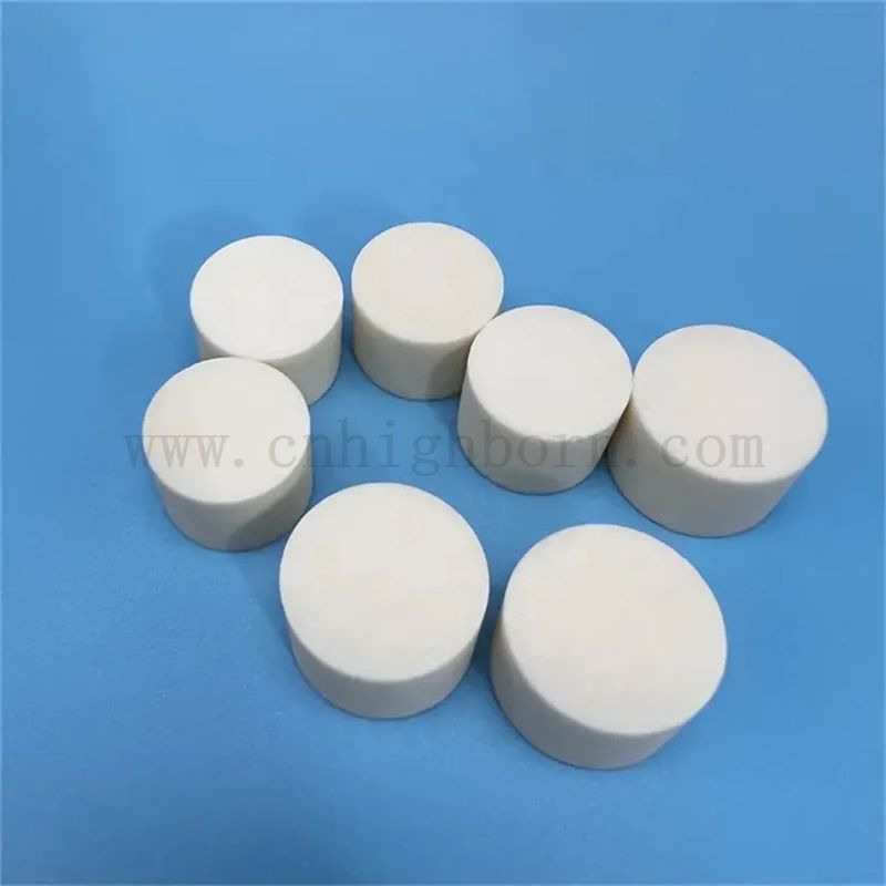 Industrial High Hardness Wear Resistance Alumina Ceramic Round Rod Al2O3 Cylinder Block
