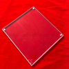 Professionally Produced Laser Cutting Quartz Fused Silica Square Plate with Hole