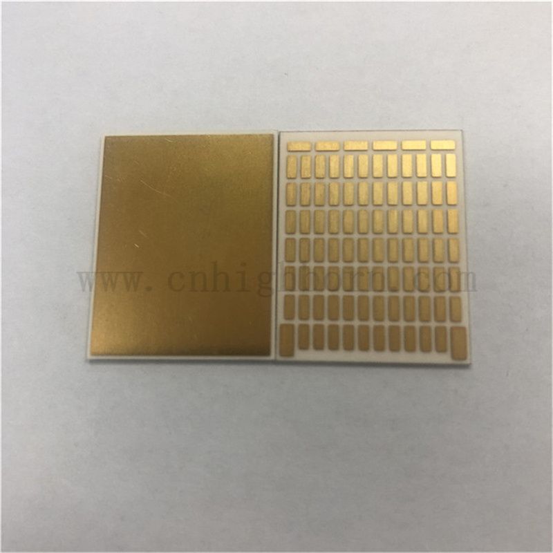 High Power DBC Direct Bond Copper Metallization Circuit Plated Aluminum Nitrde Metallized Ceramic Substrate 