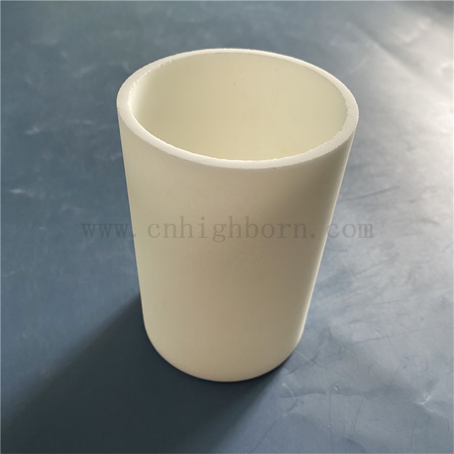 Customized Mgo Magnesia Ceramic Crucible Magnesium Oxide Ceramic Melting Pot Cup