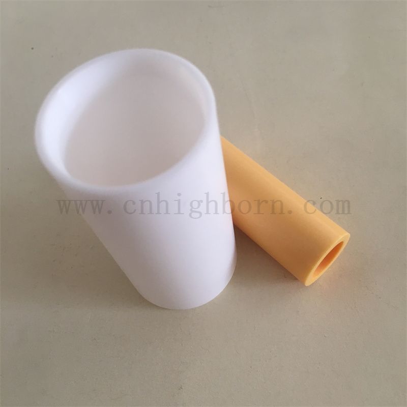 Customized MgO Partially Stabilized Zirconia Tubes ZrO2 Ceramic Pipes