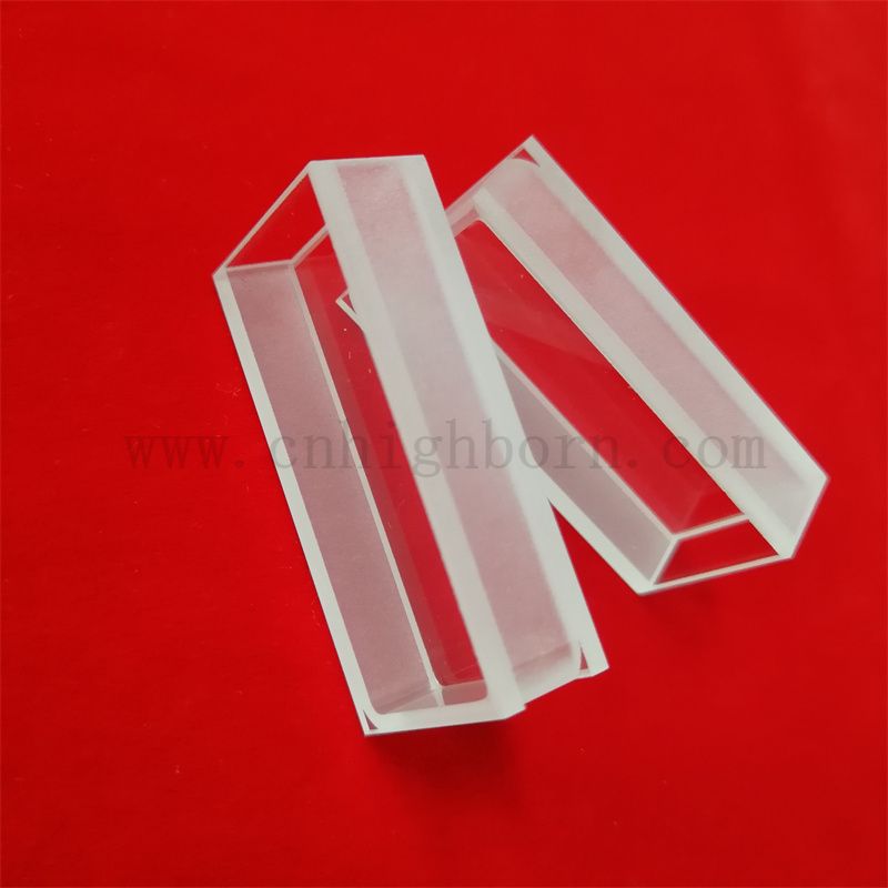 Lab Research Clear Quartz Instrument Standard Spectrophotometer Quartz Cell Optical Glass Cuvettes