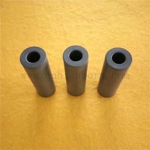 Corrosion resistance sic pipe silicon carbide ceramic sleeve tube for industry