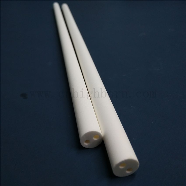 High Purity Magnesium Oxide MgO Ceramic Slender Tubes